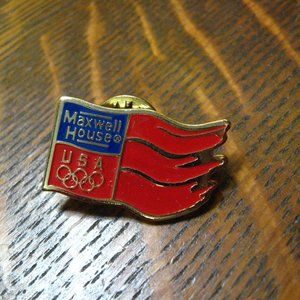 🇺🇲 Maxwell House Vintage Olympic Games Lapel Pin